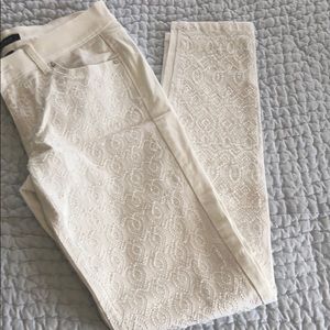 White House Black Market Beaded Chinos